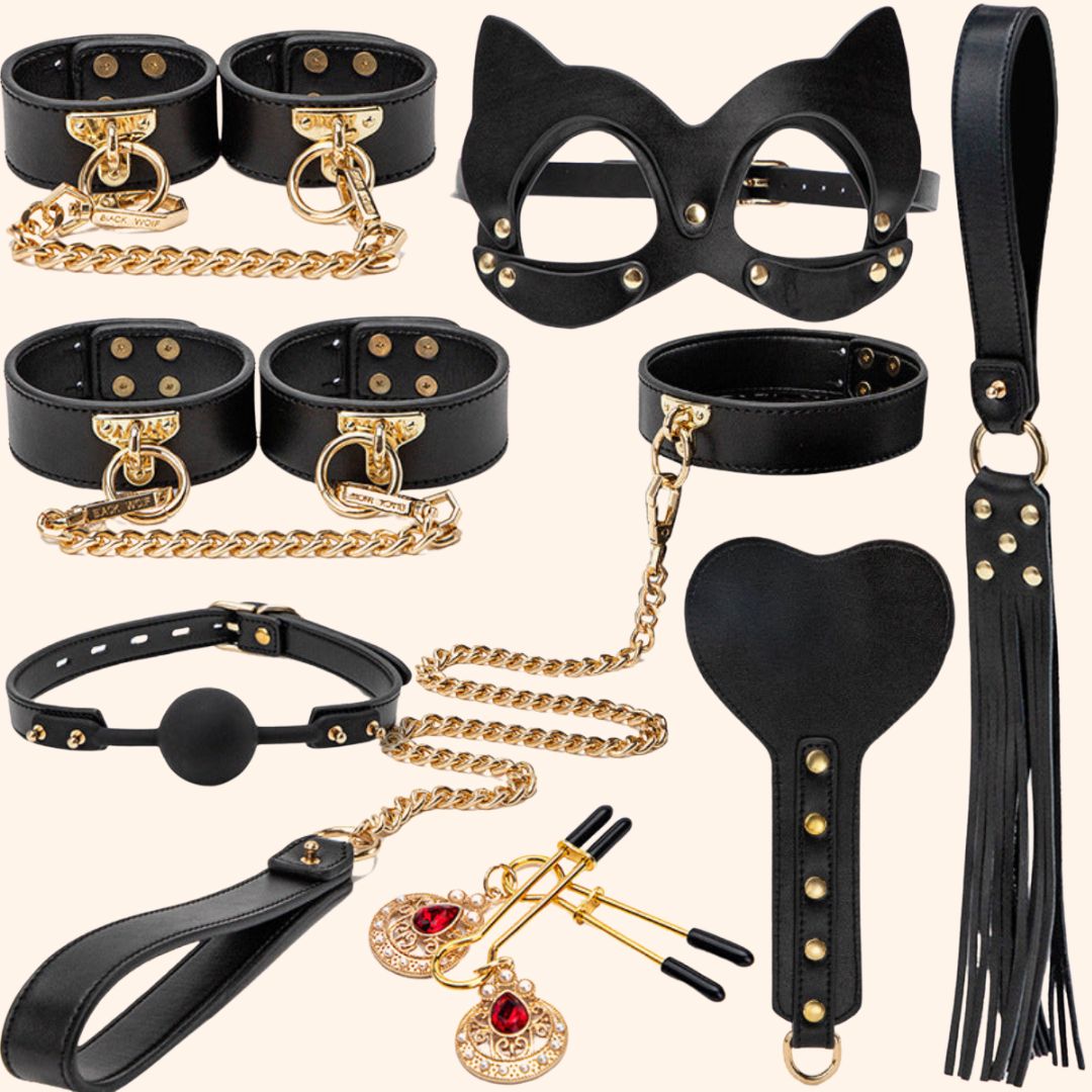 Deluxe Leather BDSM Set