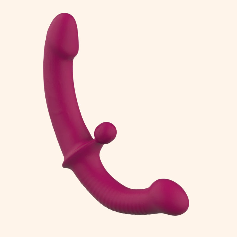 Strapless Double-Ended Dildo – Ergonomic, Silicone, Couple’s Play