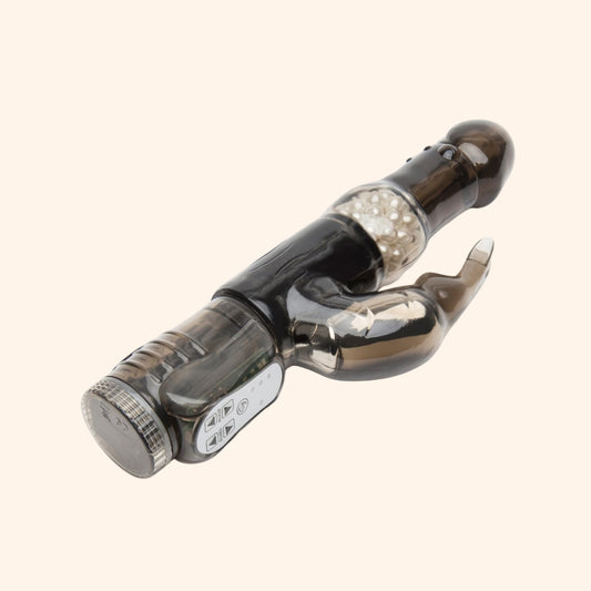 Dual-Action Pearl Bead Rabbit Vibrator