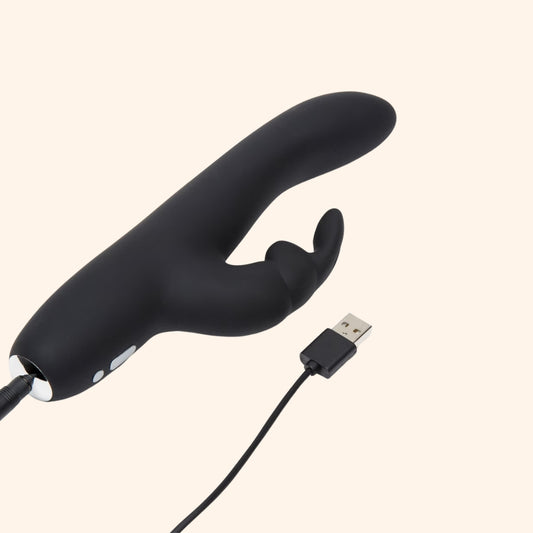 Black Dual-Action Rabbit Vibrator