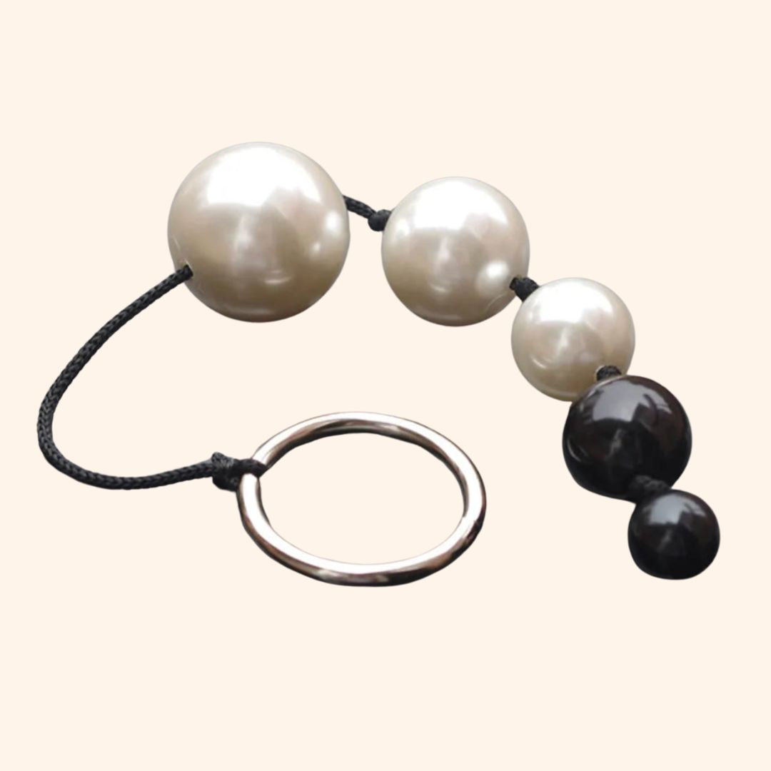 Silver Anal Beads