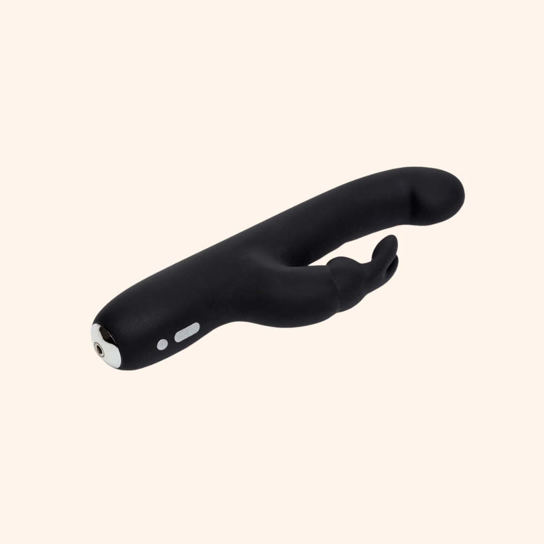 Black Dual-Action Rechargeable Vibrator