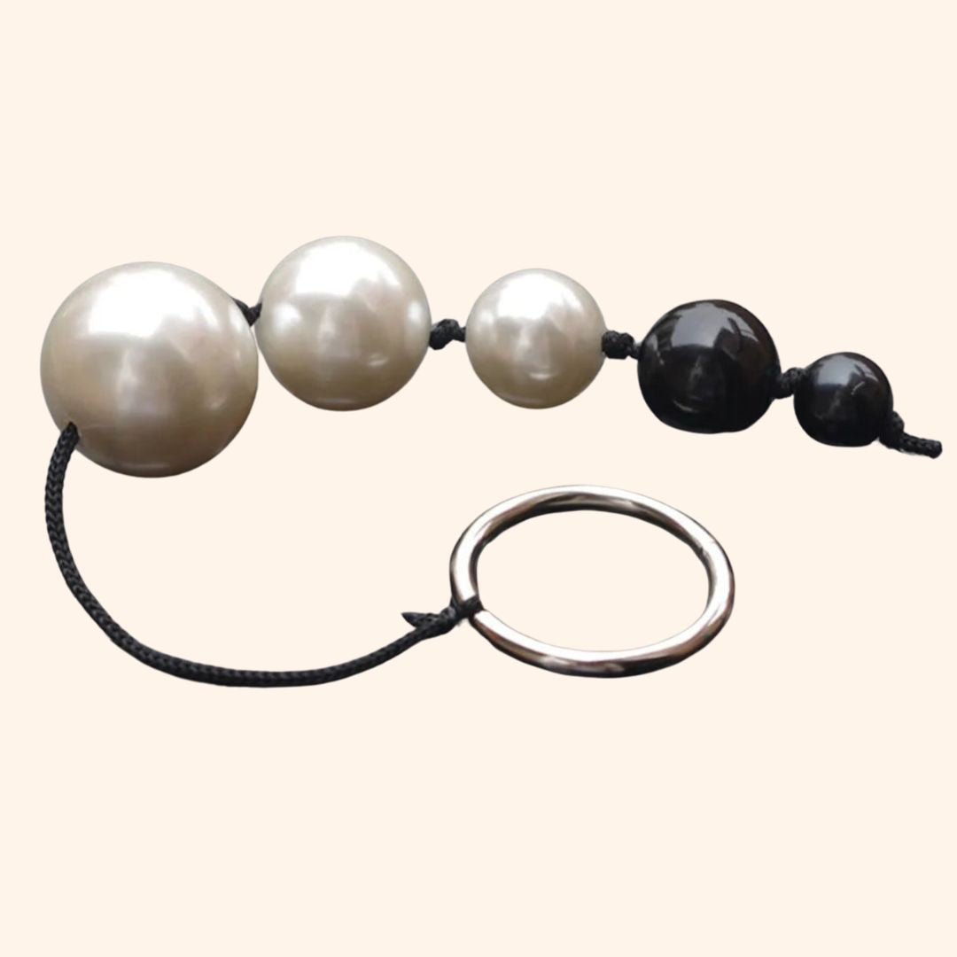 Silver Anal Beads