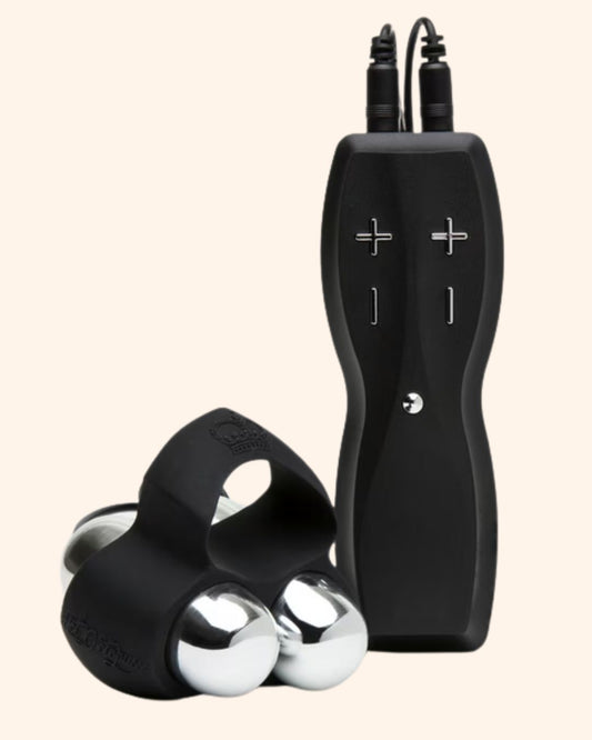 Dual Bullet Vibrating Cock Ring with Remote Control