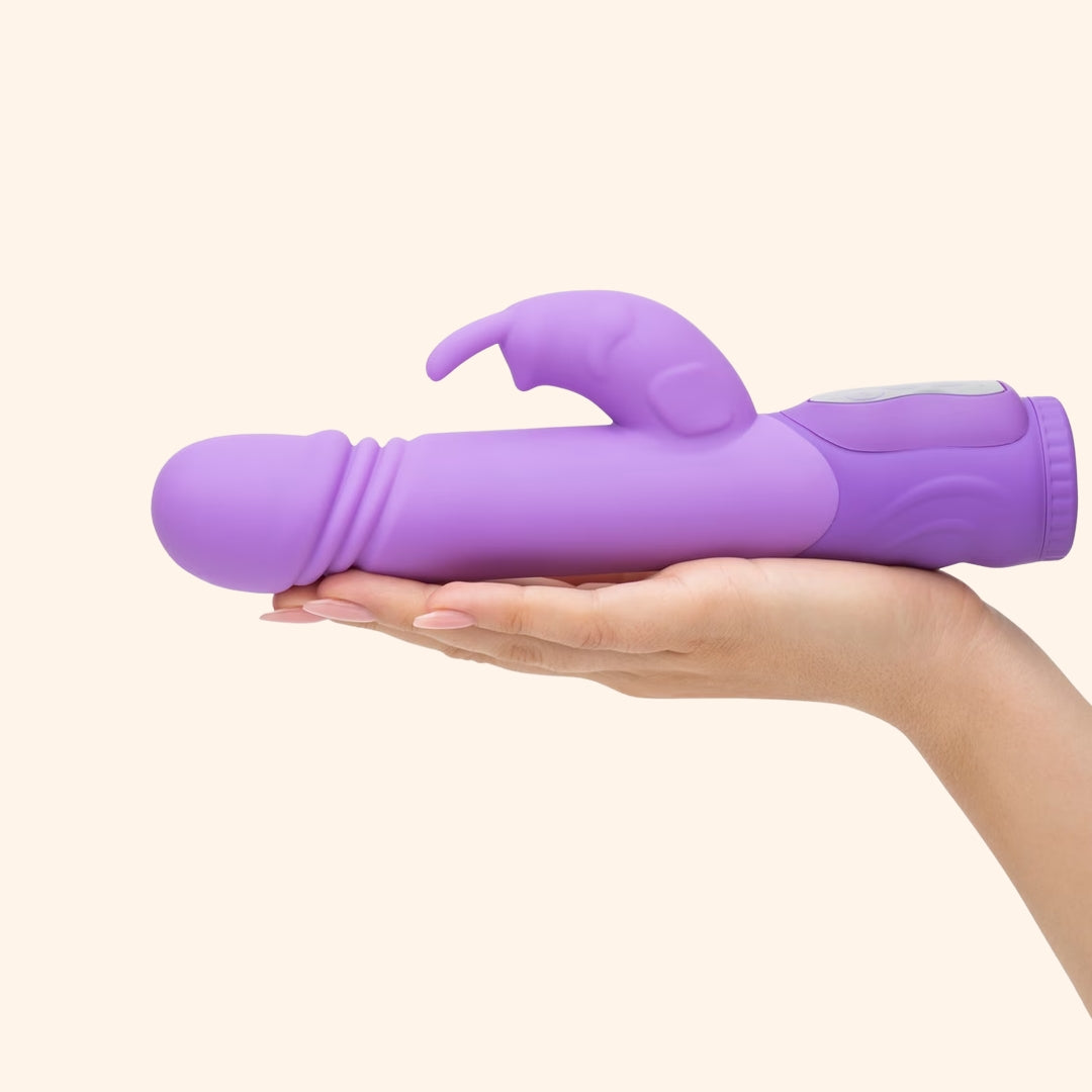 Dual Stimulation Rotating Rabbit Vibrator