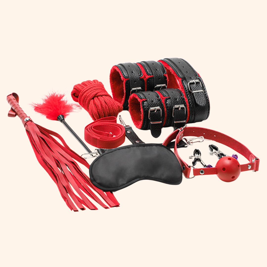 Women's Leather Bondage Set
