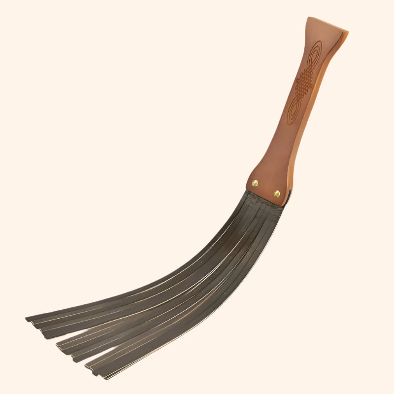 Leather Slapper Flogger – Heavy-Duty BDSM Impact Tool