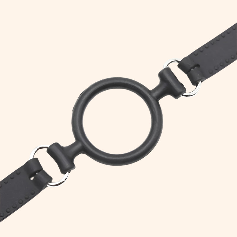 Silicone O-Ring Gag – Adjustable Breathable Mouth Restraint