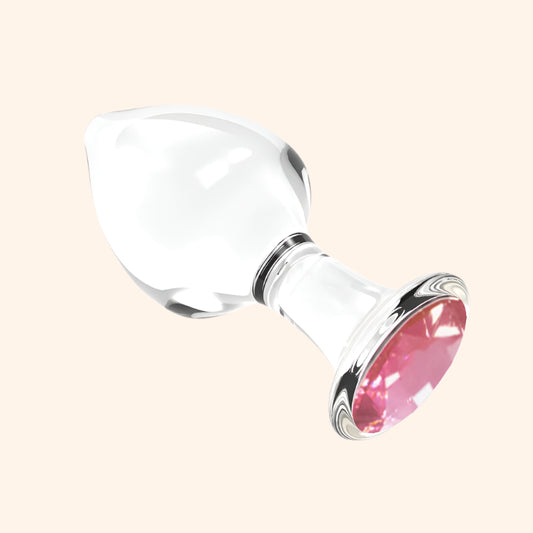Glass Jewel Anal Plug – Elegant Crystal Pleasure Toy