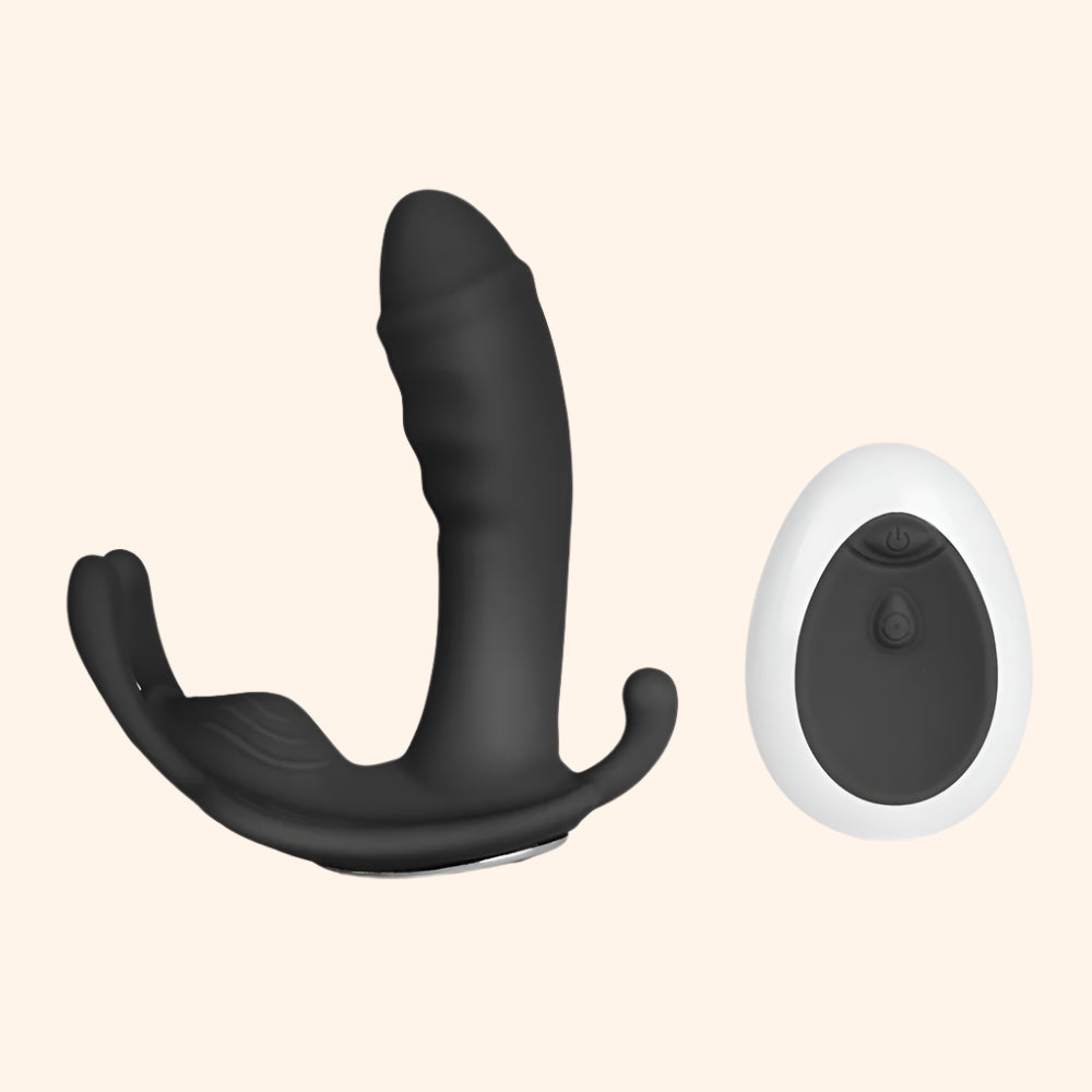 Remote Prostate Massager – Dual Stimulation Vibrating Toy