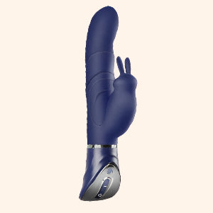 Luxury Rotating Rabbit Vibrator – Dual Motor Silicone Toy
