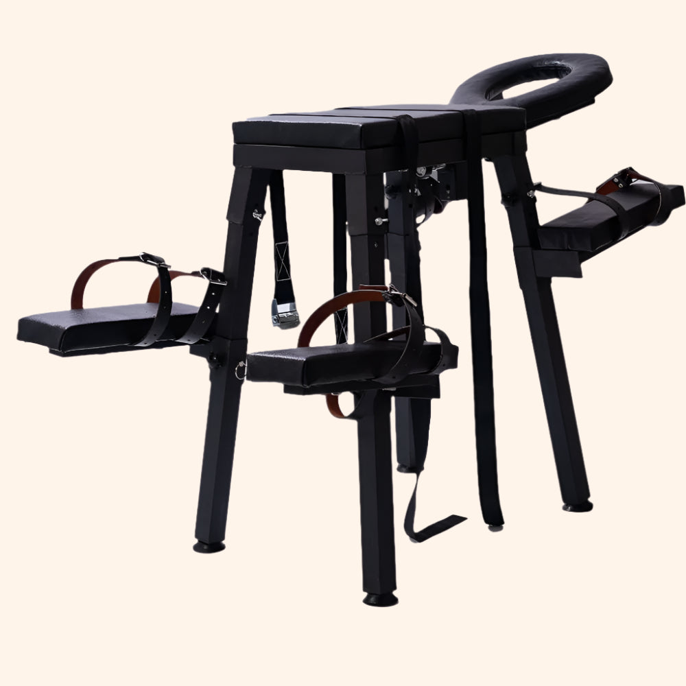 Bondage Positioning Bench – Adjustable Restraint Chair