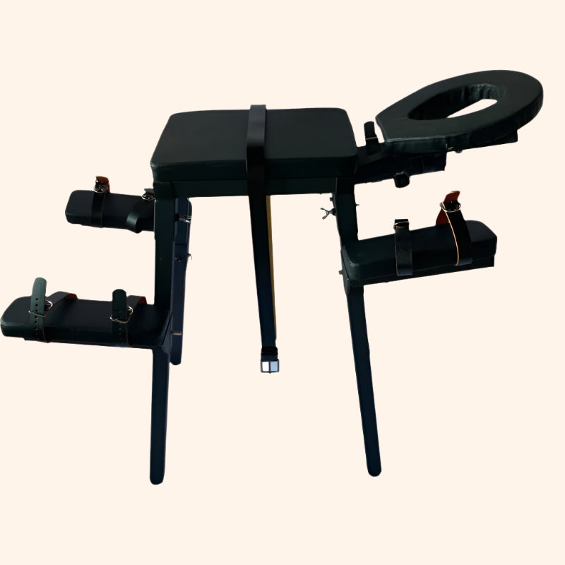 Bondage Positioning Bench – Adjustable Restraint Chair