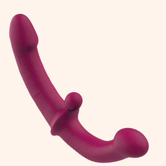 Strapless Double-Ended Dildo – Ergonomic, Silicone, Couple’s Play