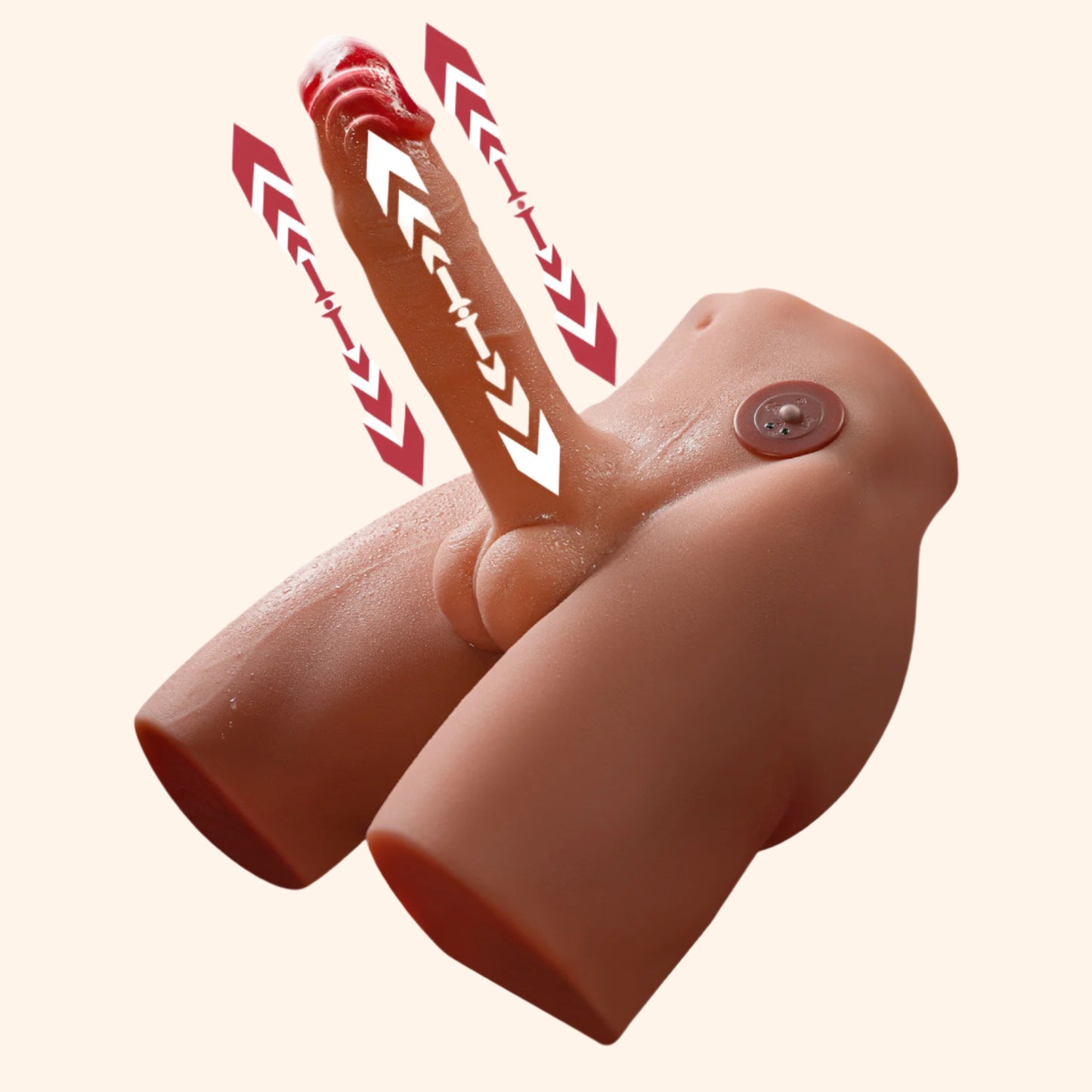 Realistic Male Torso Masturbator – Lifelike Silicone Pleasure Toy