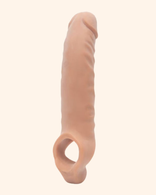 RealFeel Silicone Penis Sleeve Extender with Ring