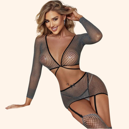 Mesh Sheer Lingerie Dress