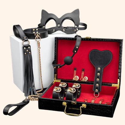Deluxe Leather BDSM Set