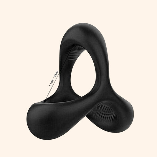 Triple Support Silicone Cock Ring