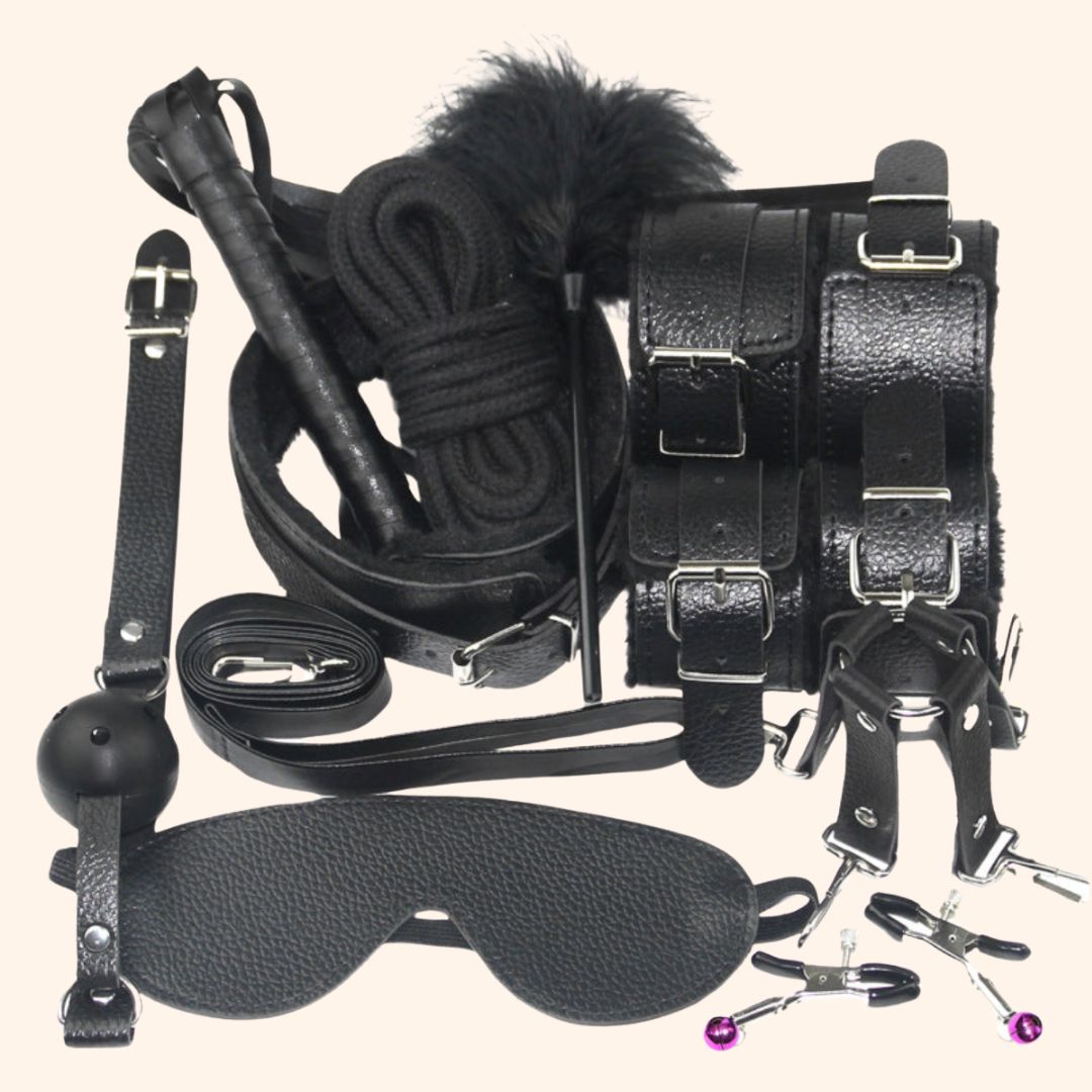 Plush BDSM Restraint Set