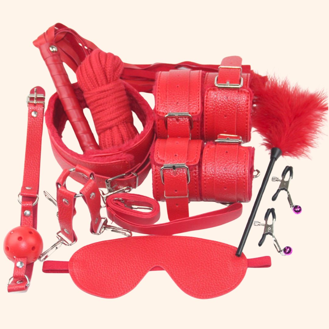 Plush BDSM Restraint Set
