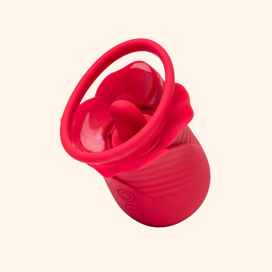 Rose-Shaped Clitoral Suction Vibrator