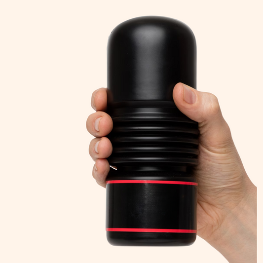 Discreet PowerGrip Ribbed Male Stroker Cup