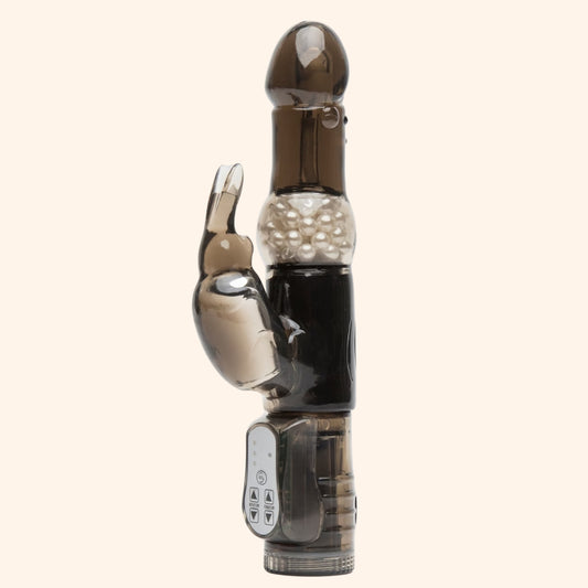 Dual-Action Pearl Bead Rabbit Vibrator