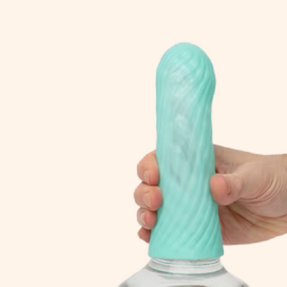 Textured Silicone Reusable Stroker Sleeve