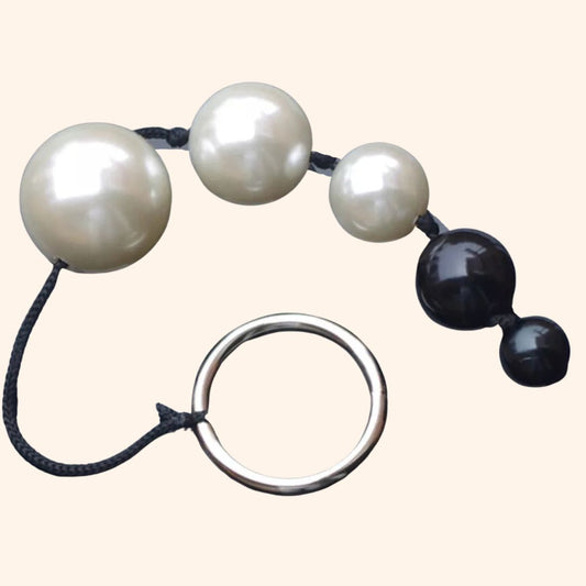 Silver Anal Beads