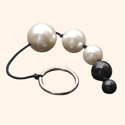 Silver Anal Beads