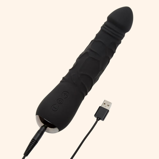 Textured Silicone Rechargeable Vibrator