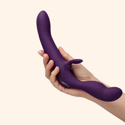 Dual Flex Curve Vibrator with Thrusting Motion