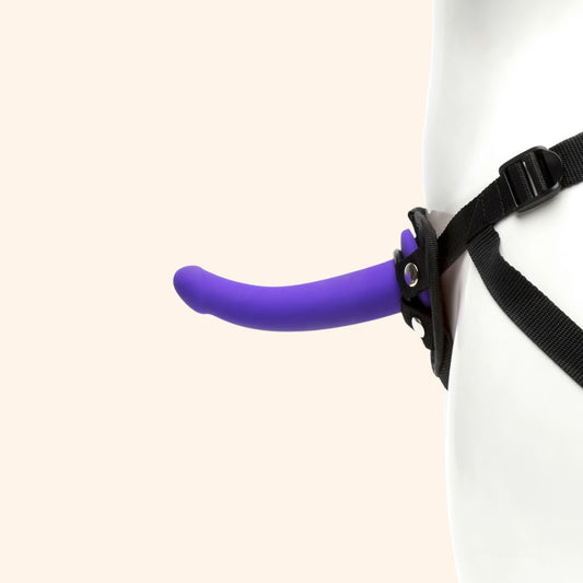 Adjustable Strap-On with Silicone Dildo