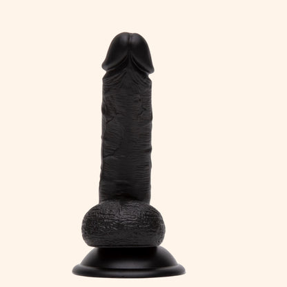 Realistic Black Dildo with Suction Base
