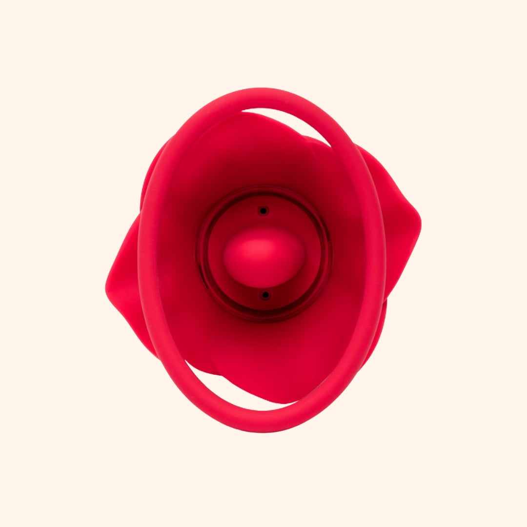 Rose-Shaped Clitoral Suction Vibrator