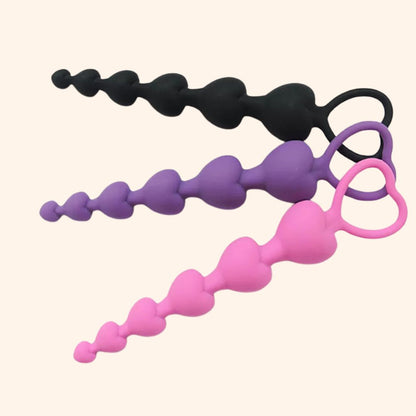 Cute Silicone Anal Beads