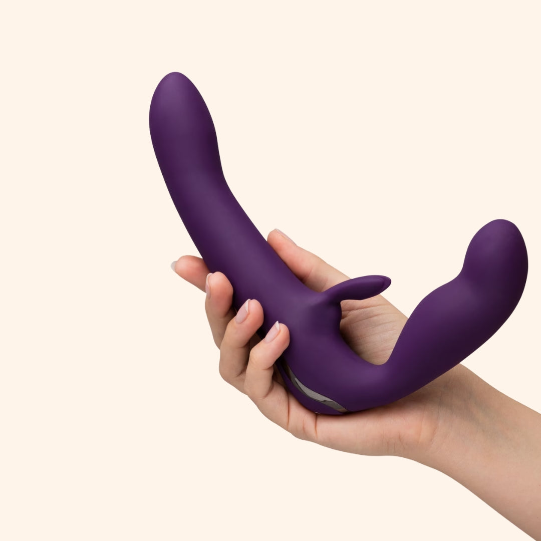 Dual Flex Curve Vibrator with Thrusting Motion