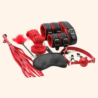 Women's Leather Bondage Set