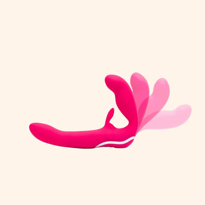 Dual Motor Flexible Rabbit Vibrator