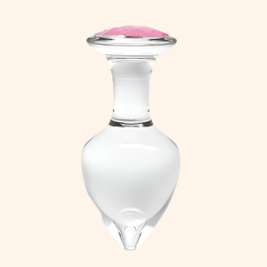 Glass Jewel Anal Plug – Elegant Crystal Pleasure Toy