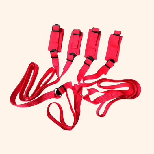 Under Bed Restraint System – Adjustable Bondage Straps
